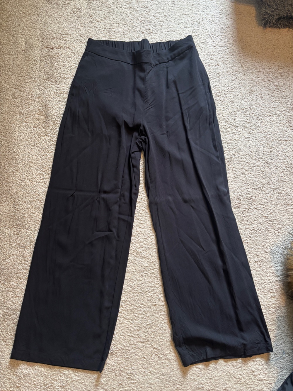 Old Navy Black Wide-Leg Playa Palazzo Pants